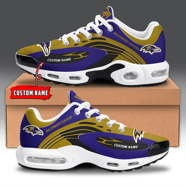 Baltimore Ravens Personalized Plus T-N Youth Sneakers AZBTTNS000012