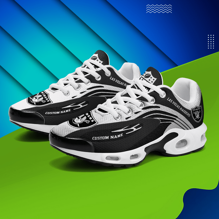 Las Vegas Raiders Personalized Plus T-N Youth Sneakers AZBTTNS000029