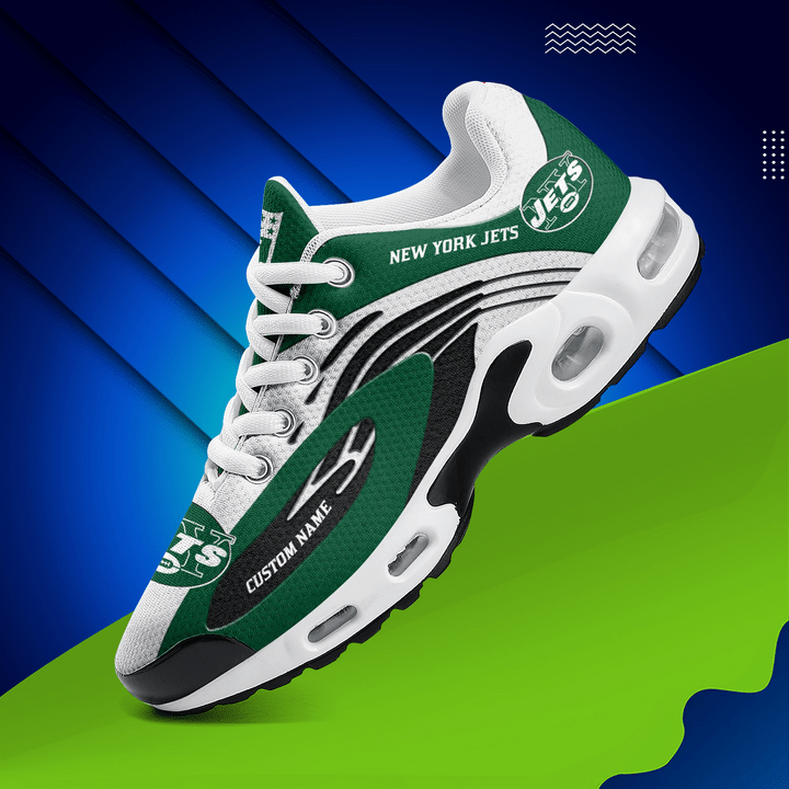 New York Jets Personalized Plus T-N Youth Sneakers AZBTTNS000030