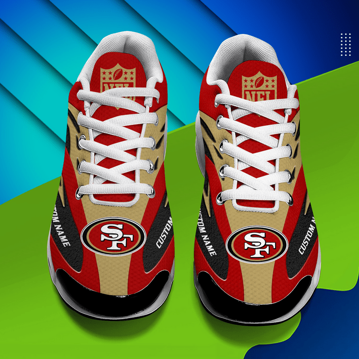 San Francisco 49ers Personalized Plus T-N Youth Sneakers AZBTTNS000028