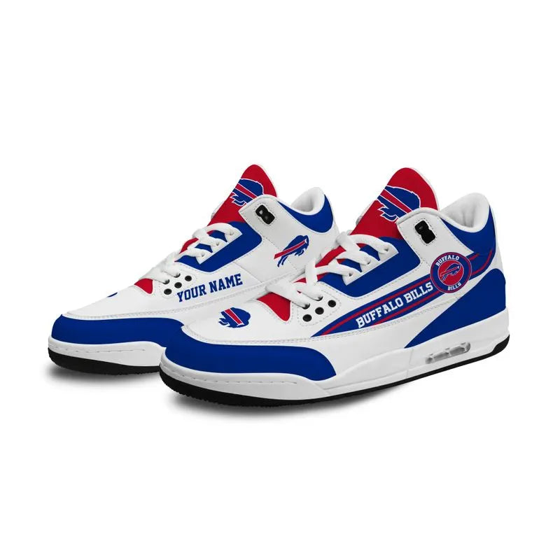 Buffalo Bills Basic White Genuine Leather JD03 Shoes Men and Women AZBTAJ3000148