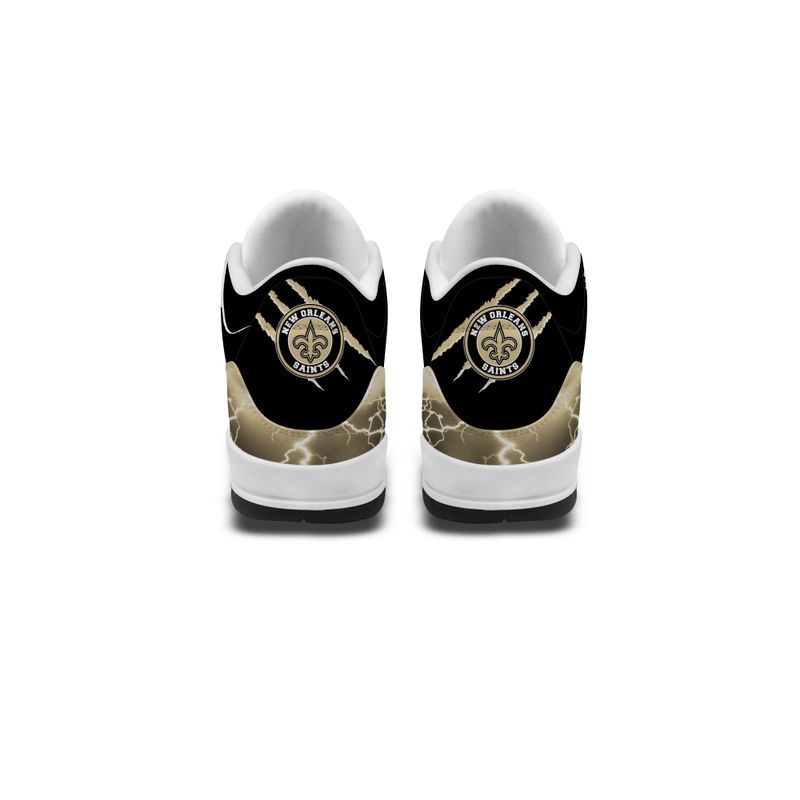 New Orleans Saints Basic Leather JD03 Shoes Men and Women AZBTAJ3000202