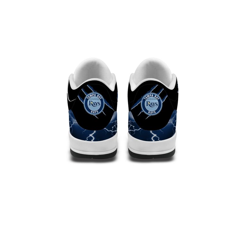 Tampa Bay Rays Basic Leather JD03 Shoes Men and Women