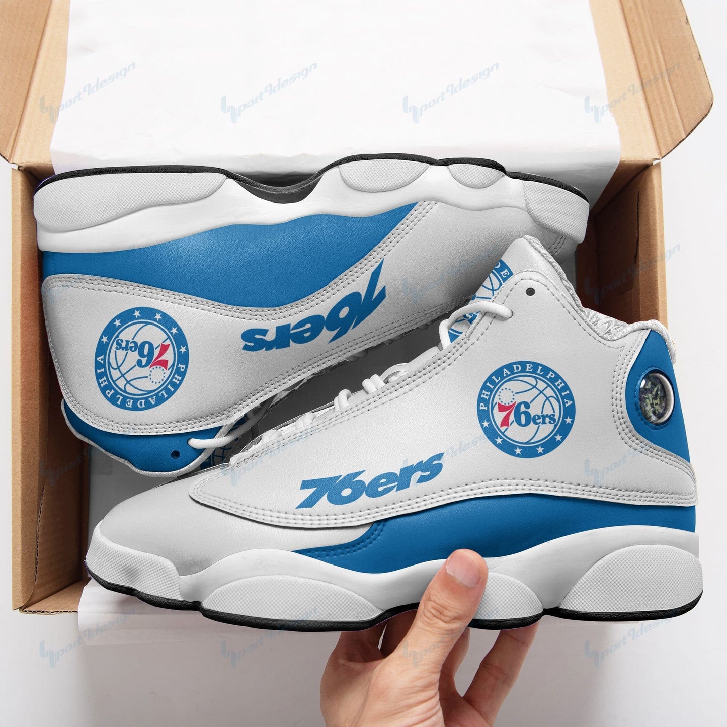 Philadelphia 76ers Air JD13 Sneakers 071
