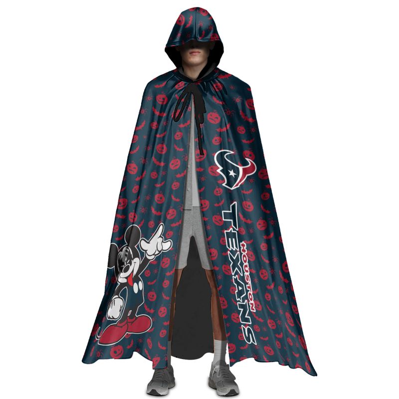 Houston Texans MM Pattern Halloween Limited Edition All-Over Print Halloween Cloak