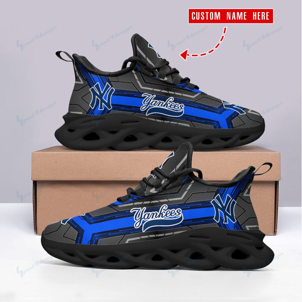 New York Yankees Personalized Yezy Running Sneakers SPD400