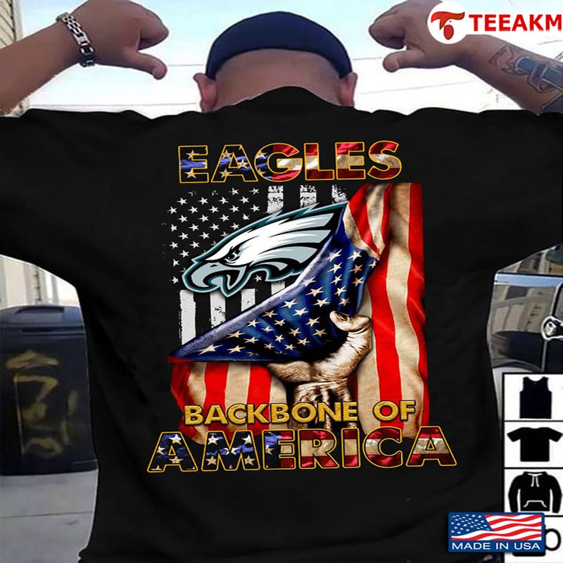 Philadelphia Eagles Backbone Of America Classic Unisex T-Shirt BG537