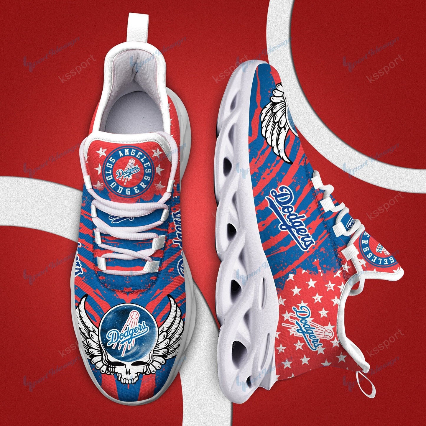 Los Angeles Dodgers Yezy Running Sneakers BB743