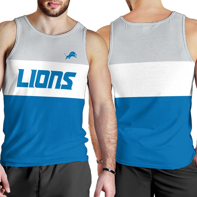 Detroit Lions Men Tank Top BGMTT058