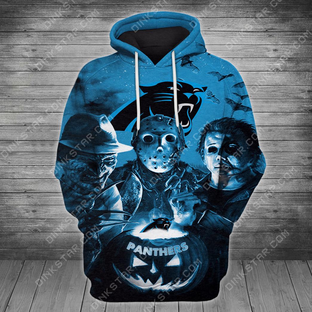Carolina Panthers Halloween Limited Edition Unisex All Over Print Full 3D T-shirt Sweater Hoodie