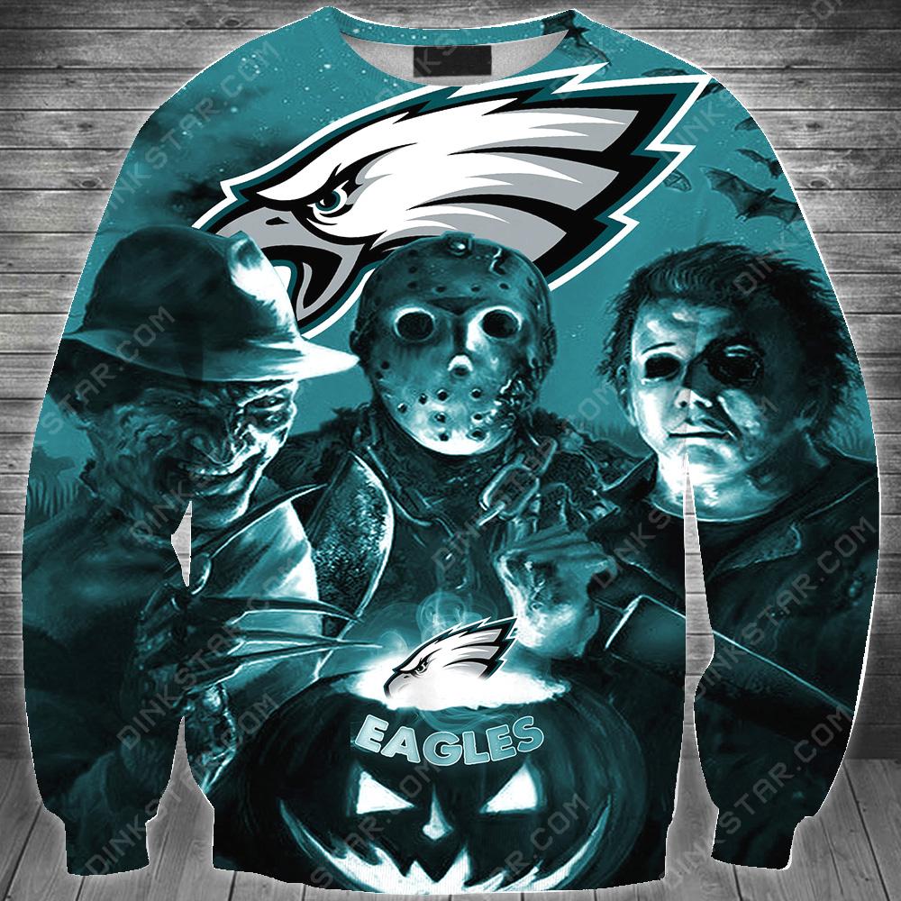 Philadelphia Eagles Halloween Limited Edition Unisex All Over Print Full 3D T-shirt Sweater Hoodie