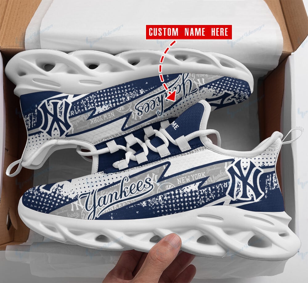 New York Yankees Personalized Yezy Running Sneakers BB282