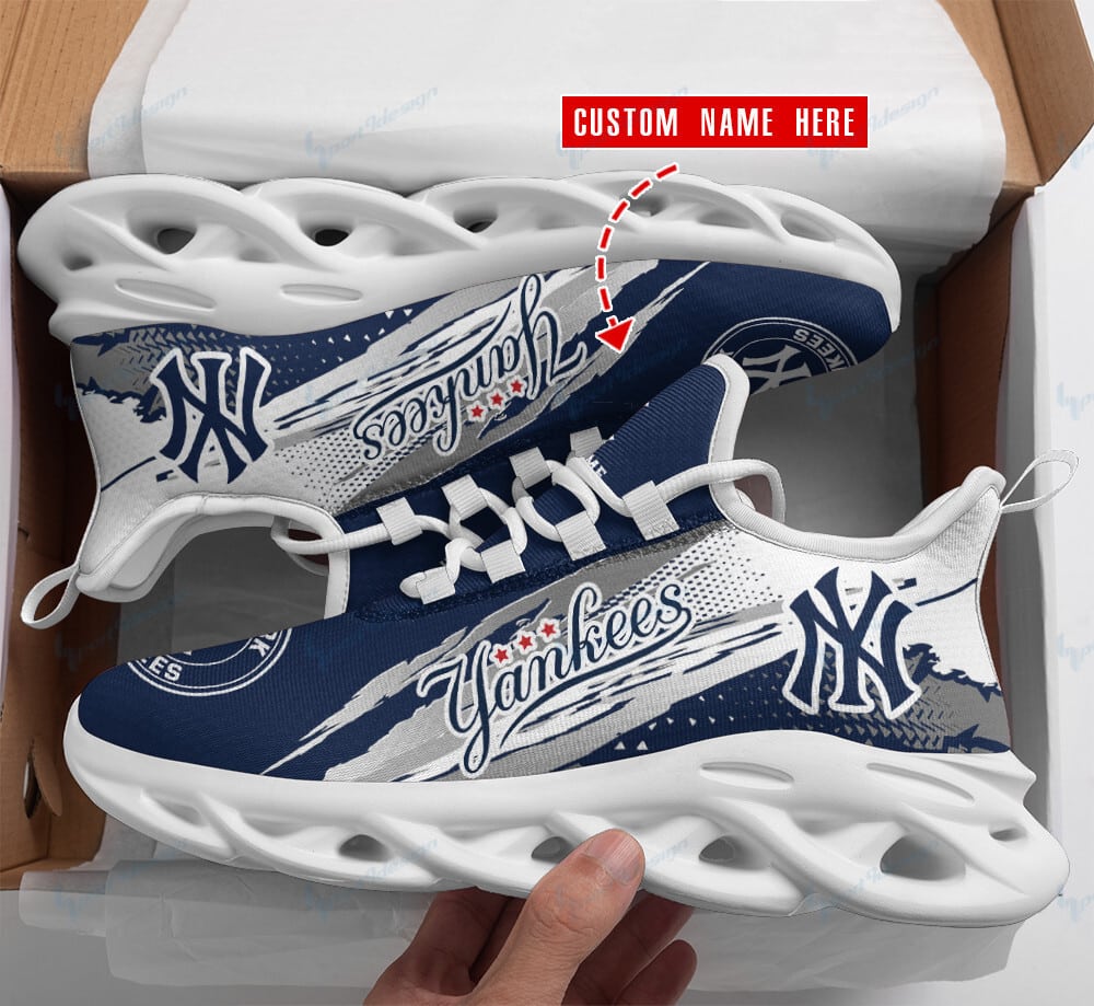 New York Yankees Personalized Yezy Running Sneakers BB46