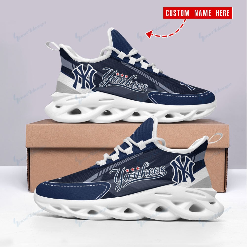New York Yankees Personalized Yezy Running Sneakers BB38