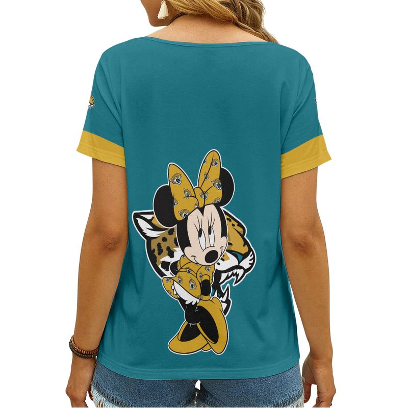 Jacksonville Jaguars V-neck Women T-shirt