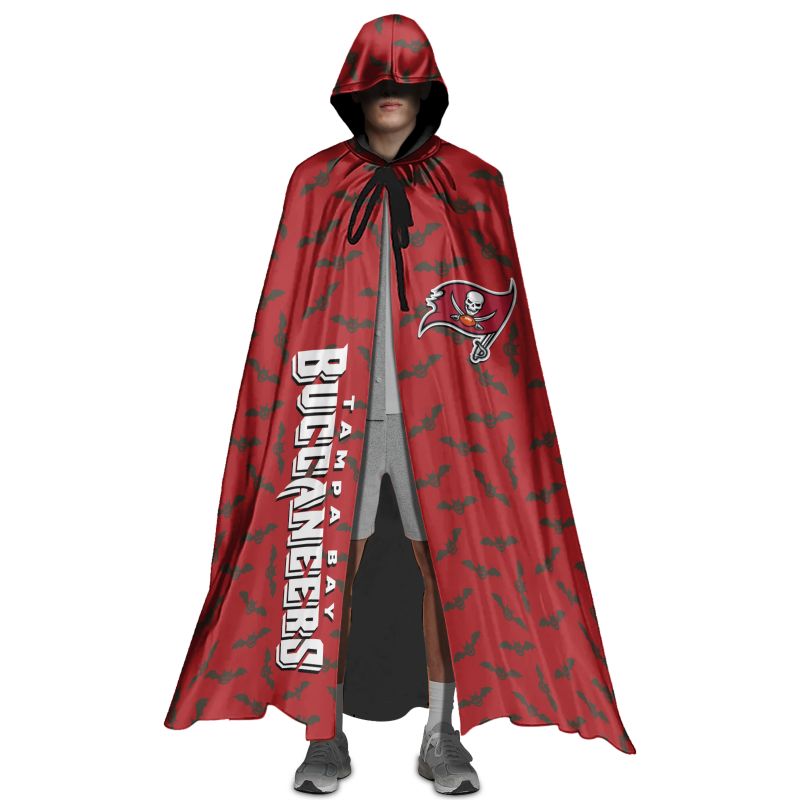 Tampa Bay Buccaneers Halloween Bats Limited Edition All-Over Print Halloween Cloak