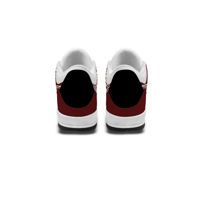 Washington Commanders Fire White Genuine Leather JD03 Shoes Men and Women AZBTAJ3000113