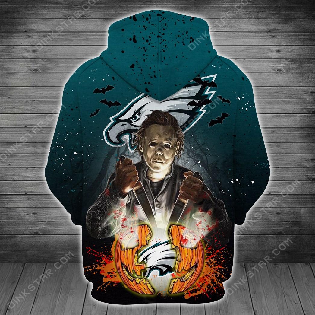 Philadelphia Eagles Halloween Limited Edition Unisex All Over Print Full 3D T-shirt Sweater Hoodie