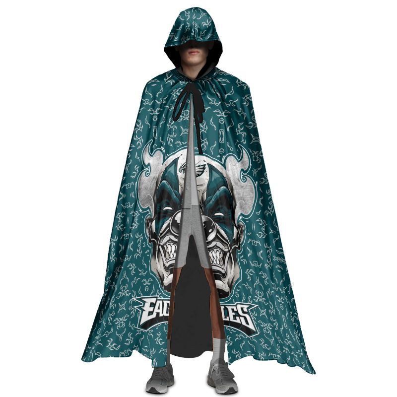 Philadelphia Eagles Halloween Clown Limited Edition All-Over Print Halloween Cloak