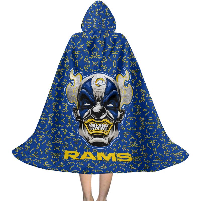 Los Angeles Rams Halloween Clown Limited Edition All-Over Print Halloween Cloak