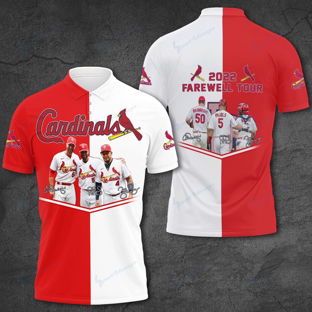 St. Louis Cardinals Polo T-shirt BG06