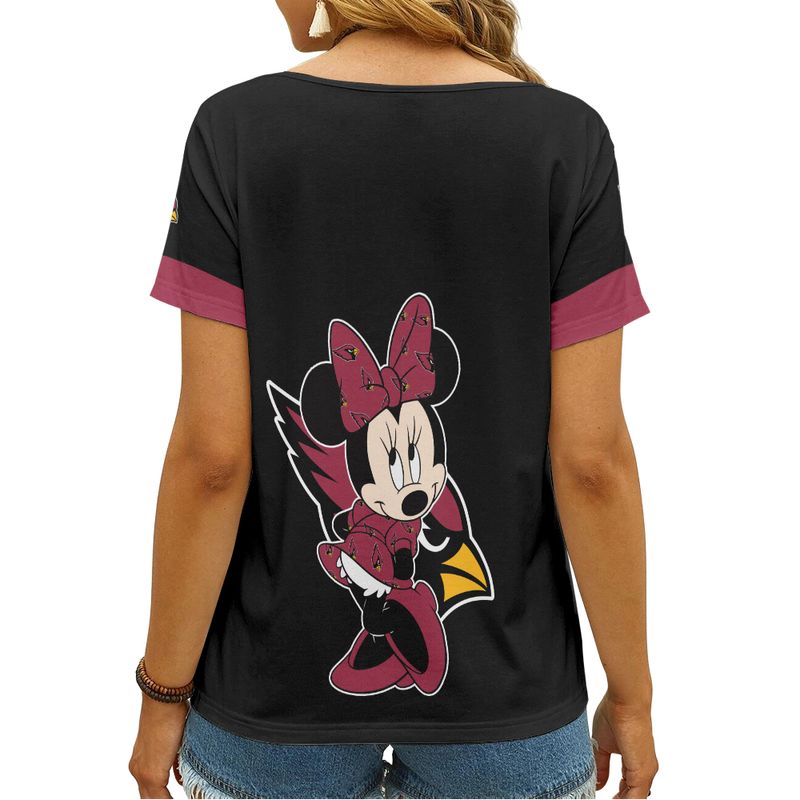 Arizona Cardinals V-neck Women T-shirt