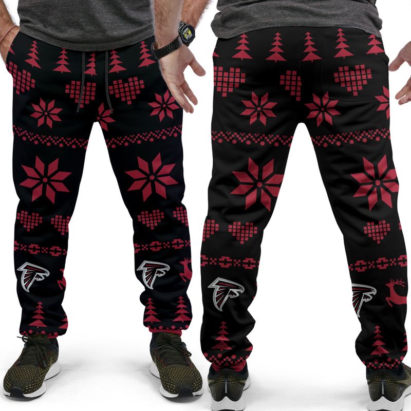 Atlanta Falcons Christmas Patterns Hoodie and Joggers