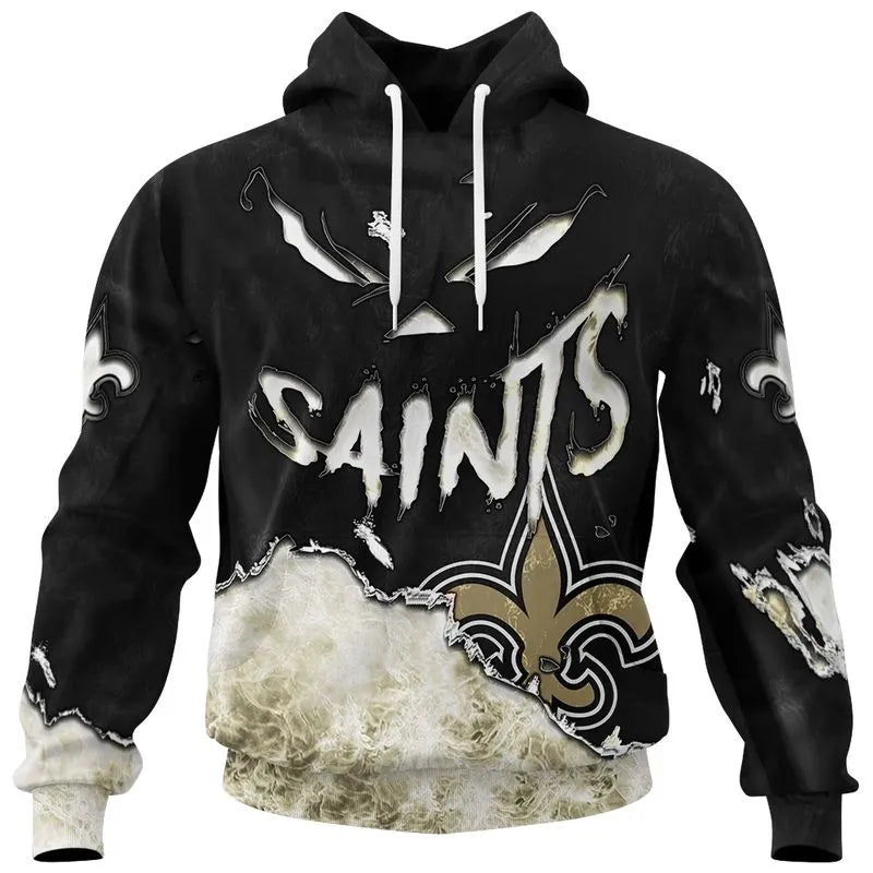 New Orleans Saints Combo Limited Edition Clothes Jack O’ Lantern Halloween Collection AZBTCLEC000011