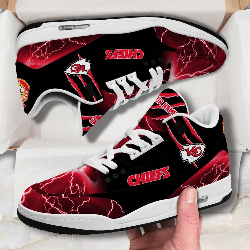 Kansas City Chiefs Basic Leather JD03 Shoes Men and Women AZBTAJ3000191