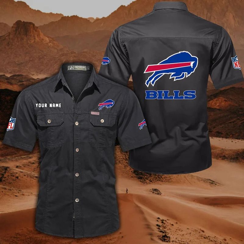 Buffalo Bills Men’s Short Sleeve Cargo Shirts New 2025 AZBT2DCGS000036