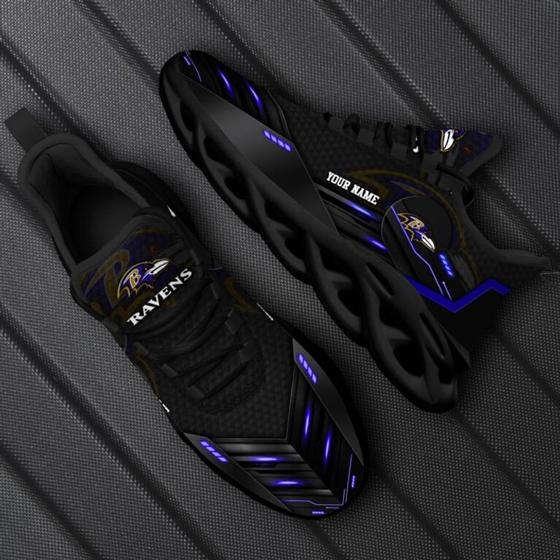 Baltimore Ravens Personalized Yezy Running Sneakers