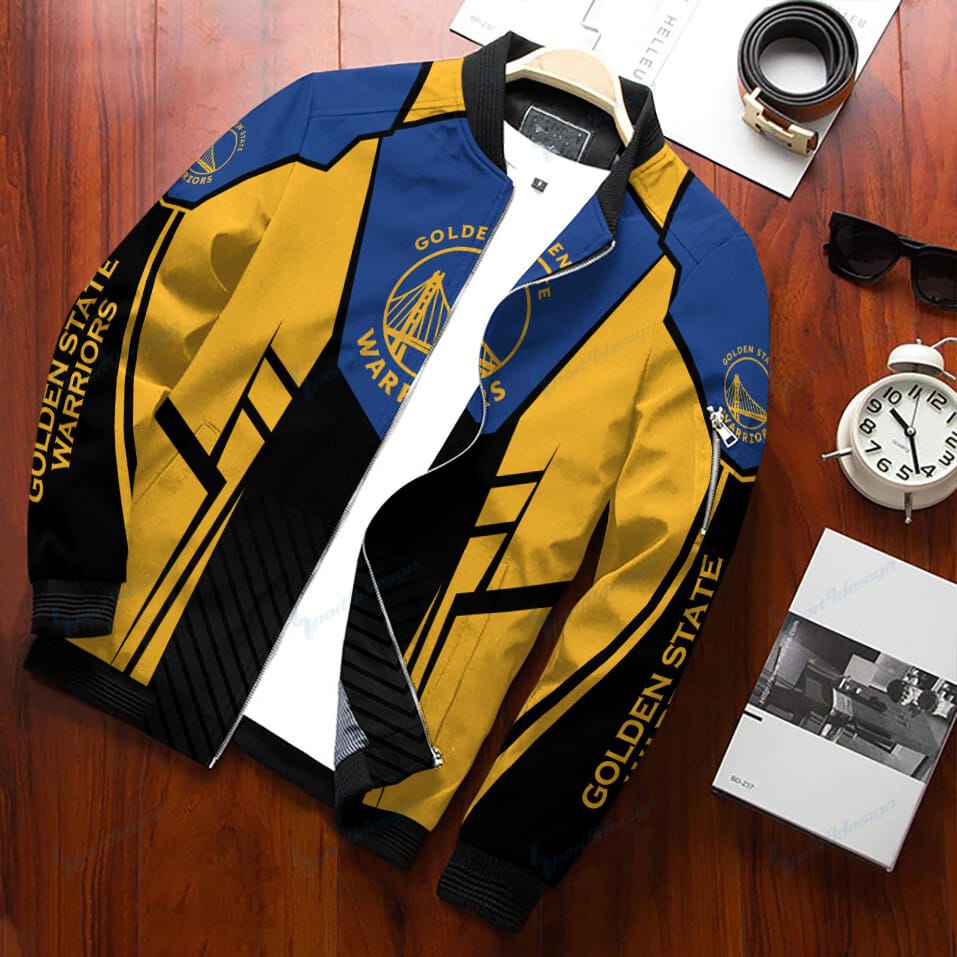Golden State Warriors Personalized Bomber Jacket BG259