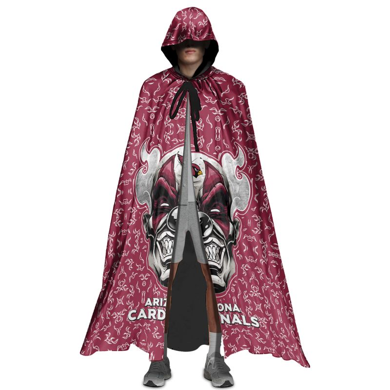 Arizona Cardinals Halloween Clown Limited Edition All-Over Print Halloween Cloak