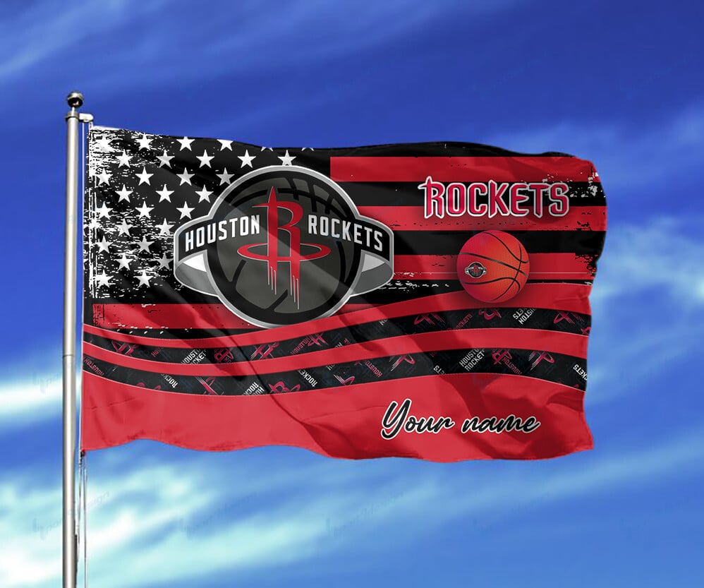 Houston Rockets Personalized Flag 26