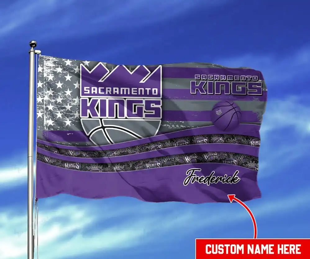 Sacramento Kings Personalized Flag 20