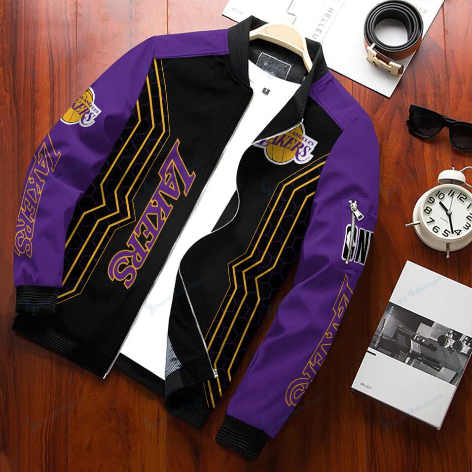 Los Angeles Lakers Bomber Jacket BG08