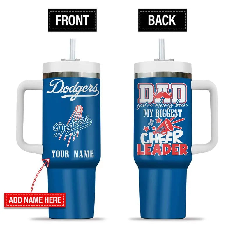 Los Angeles Dodgers My Biggest Cheer Leader Gift For Father’s Day Limited Edition 40oz Tumbler AZBT40OZ000181