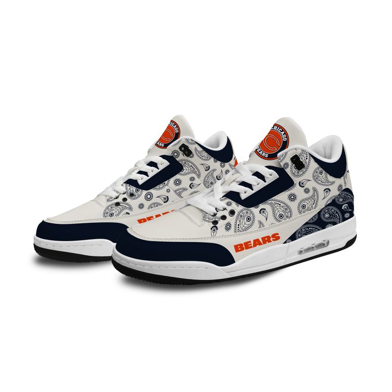 Chicago Bears Basic Leather JD03 Shoes Men and Women AZBTAJ3000171