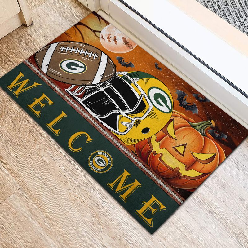Green Bay Packers Halloween Doormat New Collection AZBTDM000023