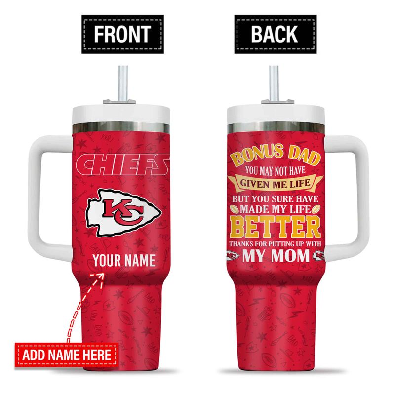 Kansas City Chiefs New Personalized 40oz Tumbler Father’s Day AZBT40OZ000175