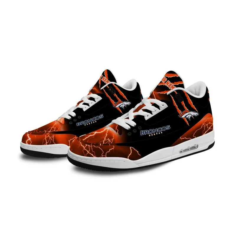 Denver Broncos Basic Leather JD03 Shoes Men and Women AZBTAJ3000179