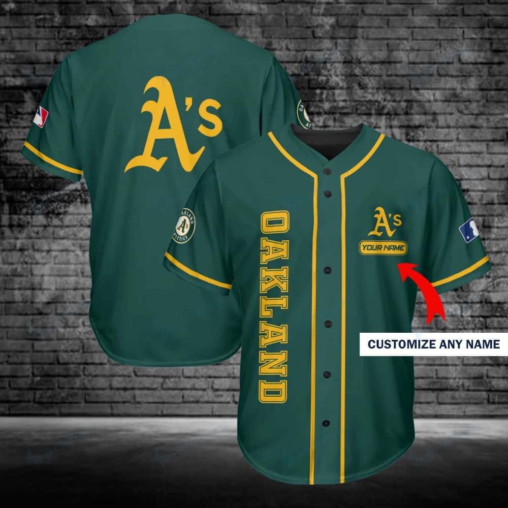 Oakland Athletics Personalized Baseball Jersey Shirt 206