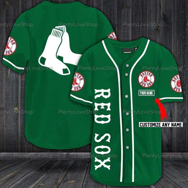 Boston Red Sox Personalized Baseball Jersey 312