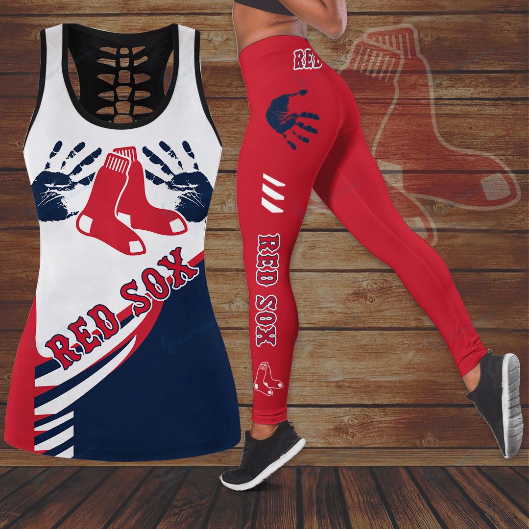 Boston Red Sox Team Leggings And Tank Top 150