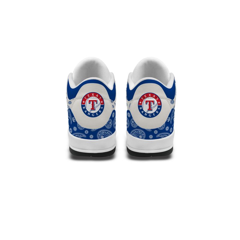 Texas Rangers Basic Leather JD03 Shoes Men and Women