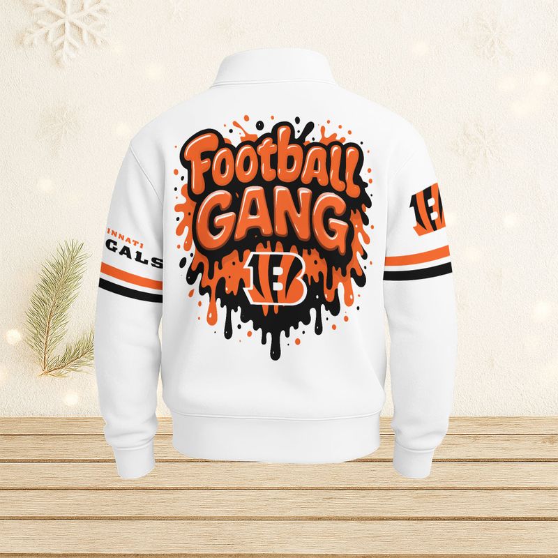 Cincinnati Bengals Casual Stand Collar Sweatshirt BT668