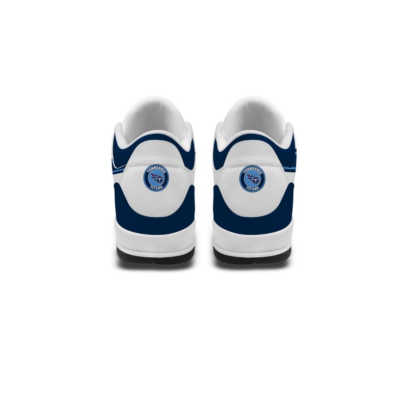 Tennessee Titans Basic White Genuine Leather JD03 Shoes Men and Women AZBTAJ3000146