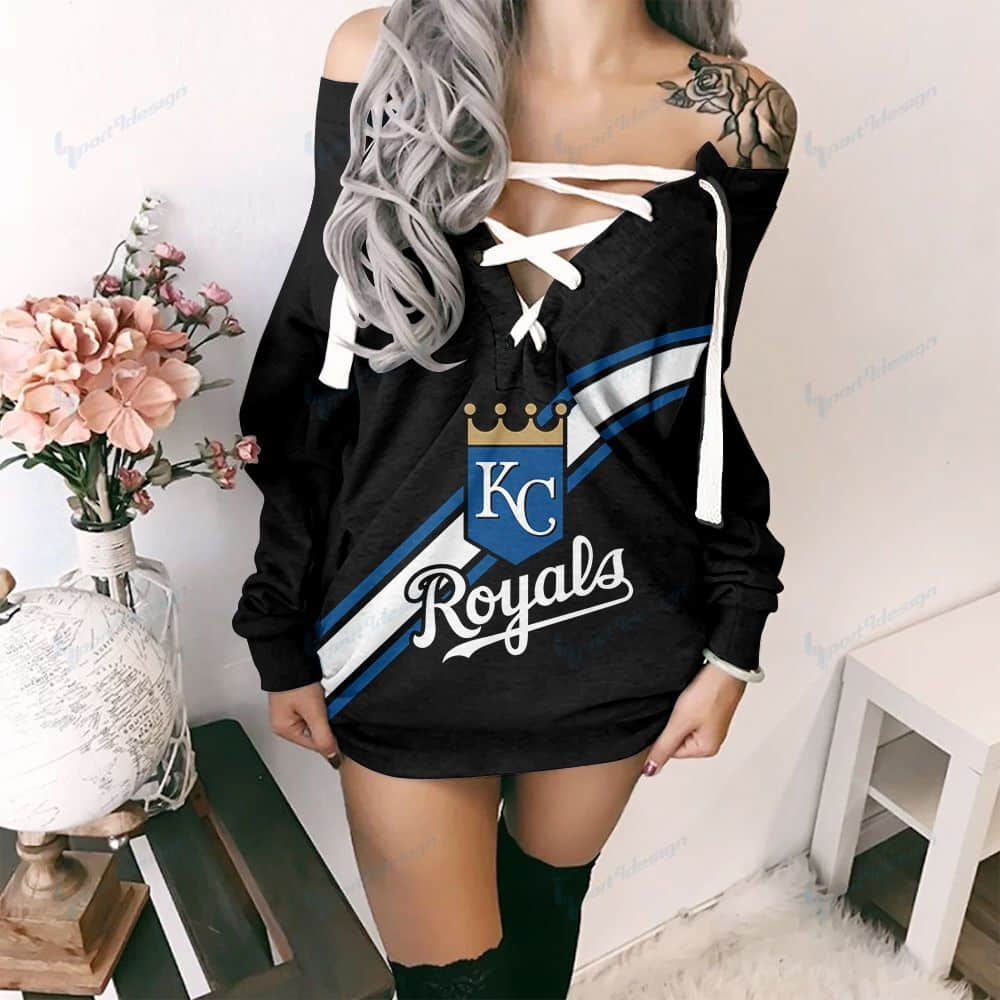 Kansas City Royals Lace-Up Sweatshirt 30