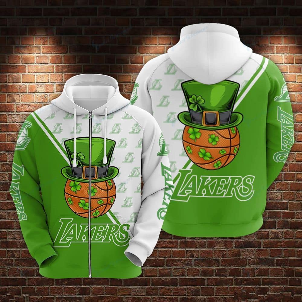 Los Angeles Lakers and Saint Patrick Limited Hoodie S535