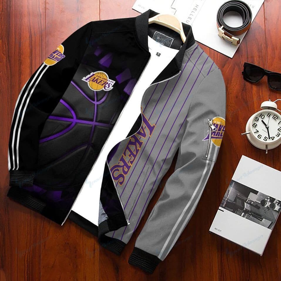 Los Angeles Lakers Bomber Jacket 022